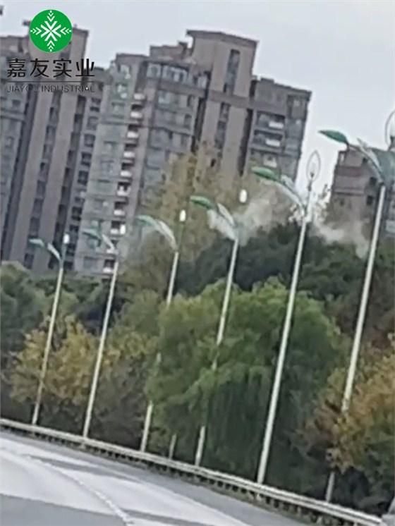路燈桿噴霧降塵系統 (2)